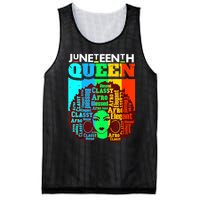 Juneteenth Black Queen Afro Melanin Girl Magic Women Girl Mesh Reversible Basketball Jersey Tank