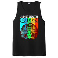 Juneteenth Black Queen Afro Melanin Girl Magic Women Girl PosiCharge Competitor Tank