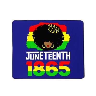 Juneteenth Black Queen Afro Melanin Magic Gift Mousepad