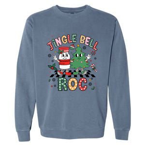 Jingle Bell Rock Christmas Nurse Crna Icu Micu Cvicu Rn Xmas Cool Gift Garment-Dyed Sweatshirt