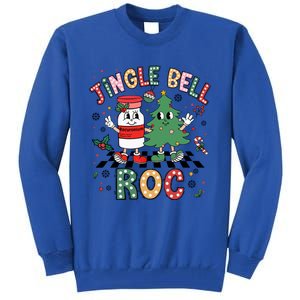 Jingle Bell Rock Christmas Nurse Crna Icu Micu Cvicu Rn Xmas Cool Gift Tall Sweatshirt