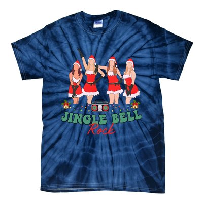 Jingle Bell Rock Girls Christmas Tie-Dye T-Shirt