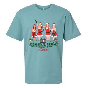 Jingle Bell Rock Girls Christmas Sueded Cloud Jersey T-Shirt