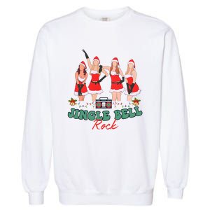 Jingle Bell Rock Girls Christmas Garment-Dyed Sweatshirt