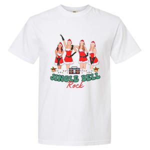 Jingle Bell Rock Girls Christmas Garment-Dyed Heavyweight T-Shirt