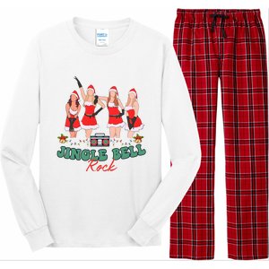 Jingle Bell Rock Girls Christmas Long Sleeve Pajama Set