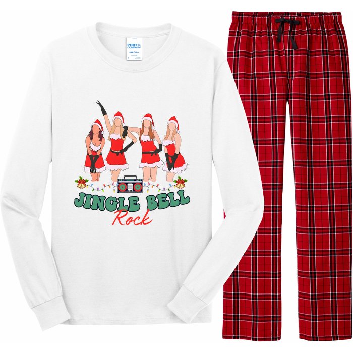 Jingle Bell Rock Girls Christmas Long Sleeve Pajama Set