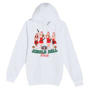 Jingle Bell Rock Girls Christmas Premium Pullover Hoodie