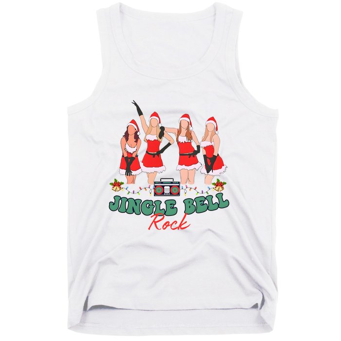 Jingle Bell Rock Girls Christmas Tank Top