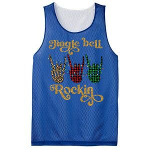 Jingle Bell Rockin Merry Christmas Santa Rock Fan Funny Gift Xmas Gift Mesh Reversible Basketball Jersey Tank