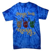 Jingle Bell Rockin Merry Christmas Santa Rock Fan Funny Gift Xmas Gift Tie-Dye T-Shirt