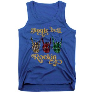 Jingle Bell Rockin Merry Christmas Santa Rock Fan Funny Gift Xmas Gift Tank Top