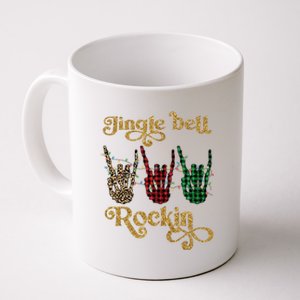 Jingle Bell Rockin Merry Christmas Santa Rock Fan Funny Gift Xmas Gift Coffee Mug