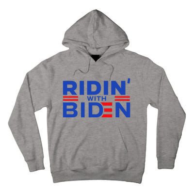 Joe Biden Ridin With Biden Funny Riding With Biden Tall Hoodie