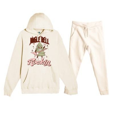 Jingle Bell Rockin Guitar Tree Premium Hooded Sweatsuit Set