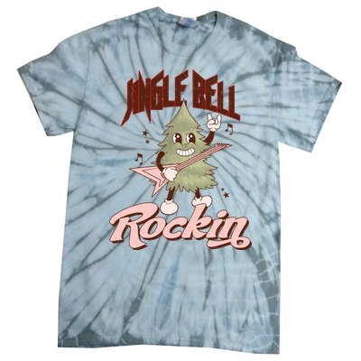 Jingle Bell Rockin Guitar Tree Tie-Dye T-Shirt