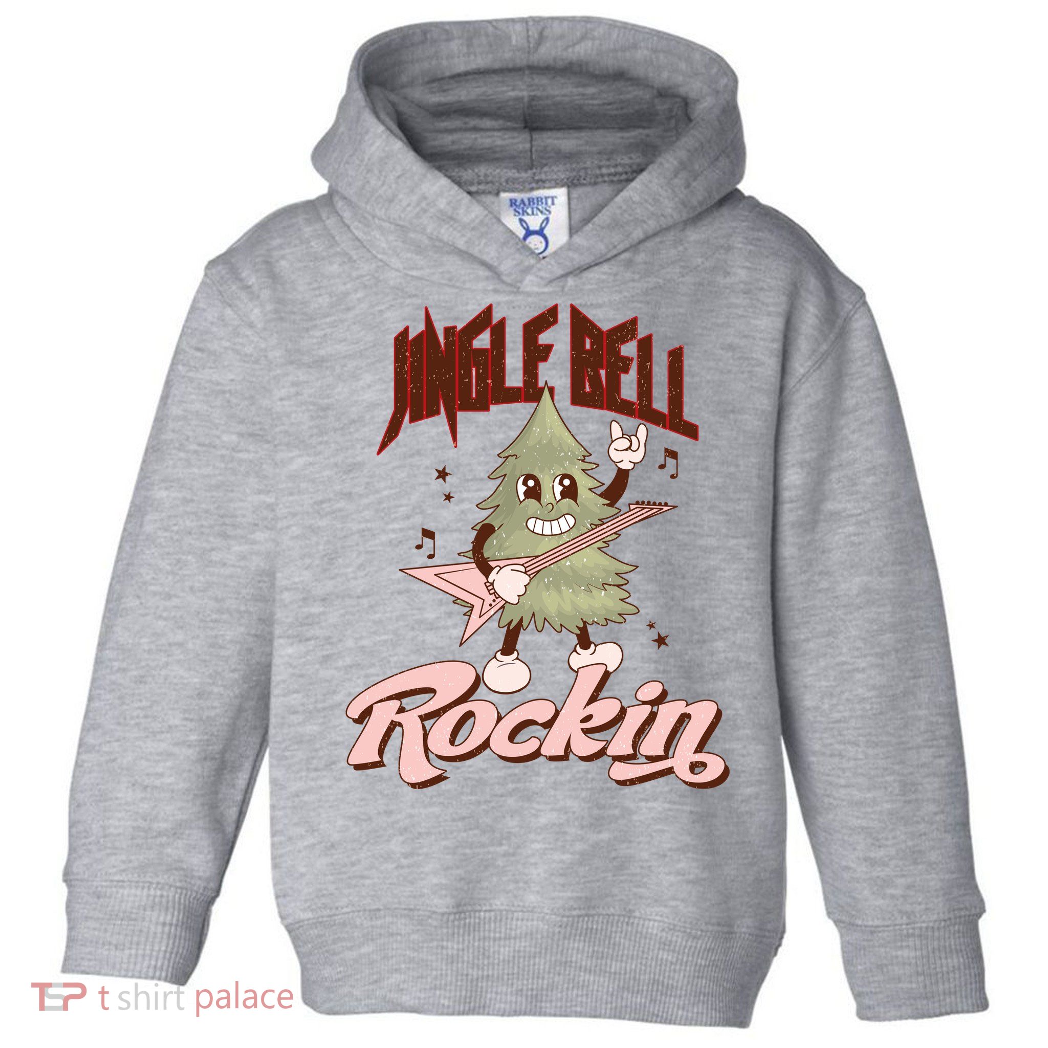 Jingle Bell Rockin Guitar Tree Toddler Hoodie