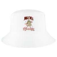 Jingle Bell Rockin Guitar Tree Cool Comfort Performance Bucket Hat
