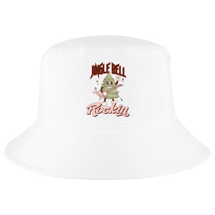 Jingle Bell Rockin Guitar Tree Cool Comfort Performance Bucket Hat