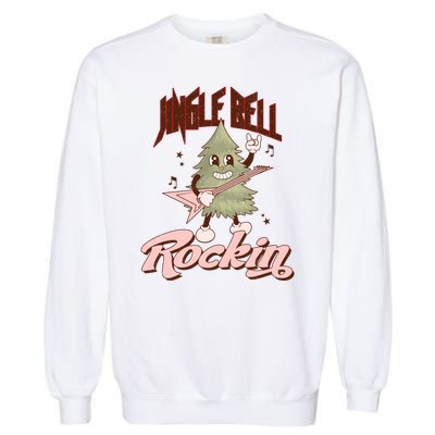 Jingle Bell Rockin Guitar Tree Garment-Dyed Sweatshirt