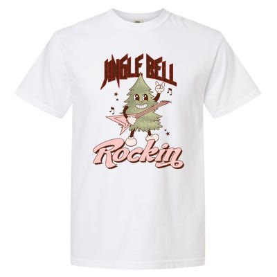 Jingle Bell Rockin Guitar Tree Garment-Dyed Heavyweight T-Shirt