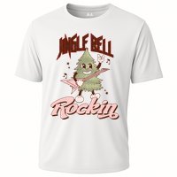 Jingle Bell Rockin Guitar Tree Cooling Performance Crew T-Shirt