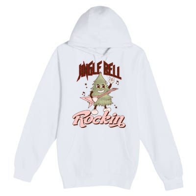 Jingle Bell Rockin Guitar Tree Premium Pullover Hoodie