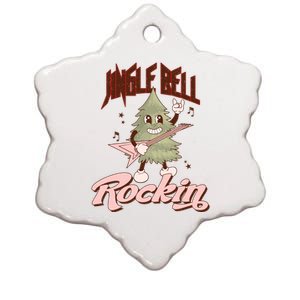 Jingle Bell Rockin Guitar Tree Ceramic Star Ornament