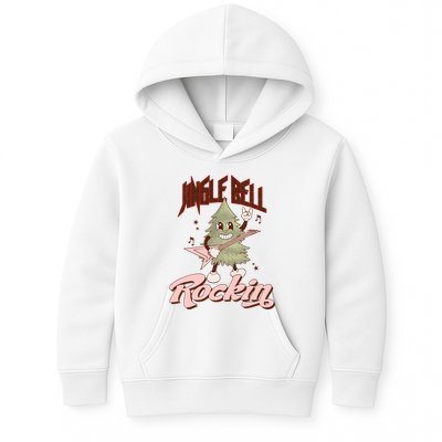 Jingle Bell Rockin Guitar Tree Kids Hoodie
