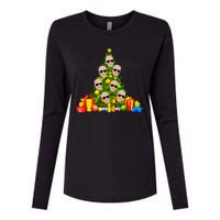 Joe Biden Rockin Around The Christmas Tree Womens Cotton Relaxed Long Sleeve T-Shirt