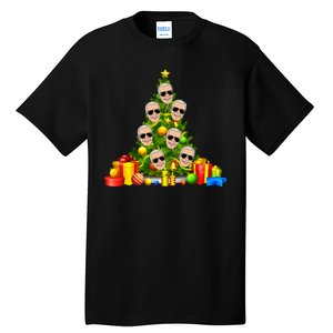 Joe Biden Rockin Around The Christmas Tree Tall T-Shirt