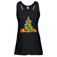 Joe Biden Rockin Around The Christmas Tree Ladies Essential Flowy Tank