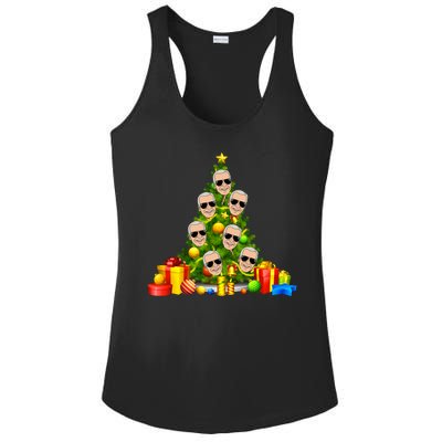 Joe Biden Rockin Around The Christmas Tree Ladies PosiCharge Competitor Racerback Tank