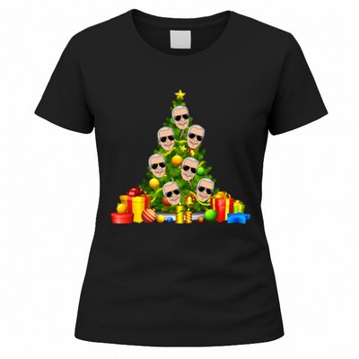 Joe Biden Rockin Around The Christmas Tree Women's T-Shirt