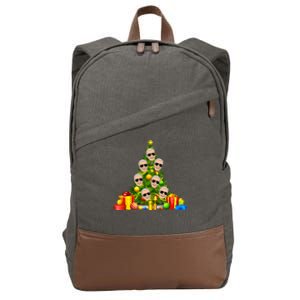 Joe Biden Rockin Around The Christmas Tree Cotton Canvas Backpack