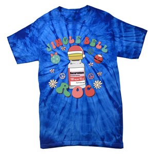 Jingle Bell Roc Crna Icu Nurse Christmas Micu Cvicu Picu Gift Tie-Dye T-Shirt