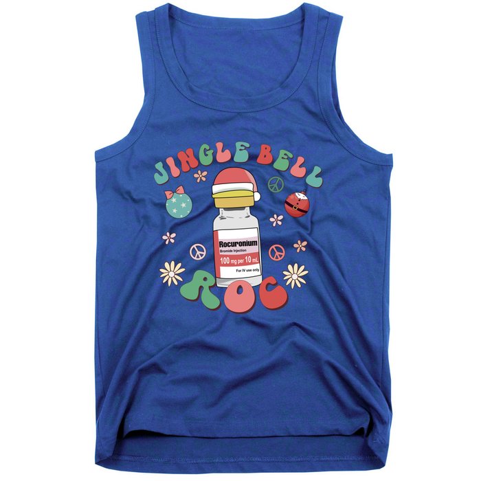 Jingle Bell Roc Crna Icu Nurse Christmas Micu Cvicu Picu Gift Tank Top