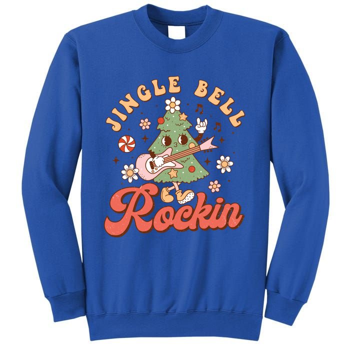 Jingle Bell Rockin Christmas Retro Holiday Tree Groovy Fun Meaningful Gift Sweatshirt