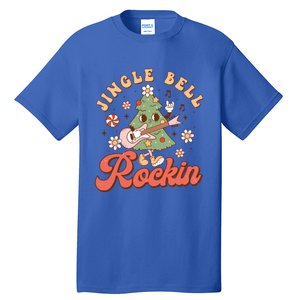 Jingle Bell Rockin Christmas Retro Holiday Tree Groovy Fun Meaningful Gift Tall T-Shirt