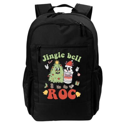 Jingle Bell Roc Icu Nurse Christmas Intensive Care Unit Gift Backpack