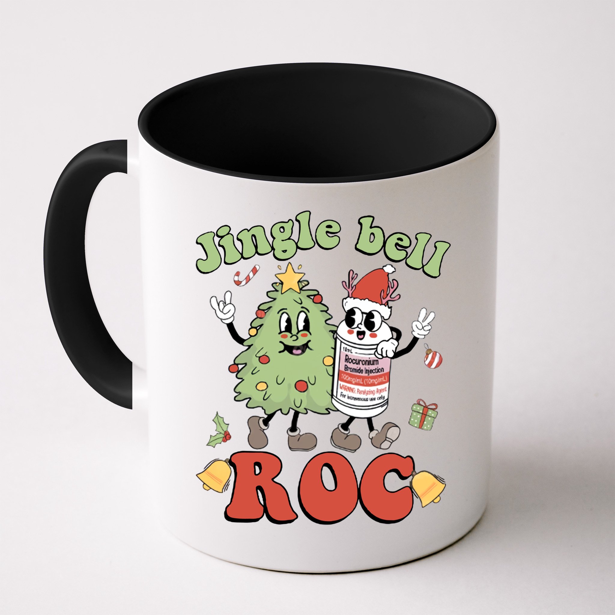 Jingle Bell Roc Icu Nurse Christmas Intensive Care Unit Gift Mug