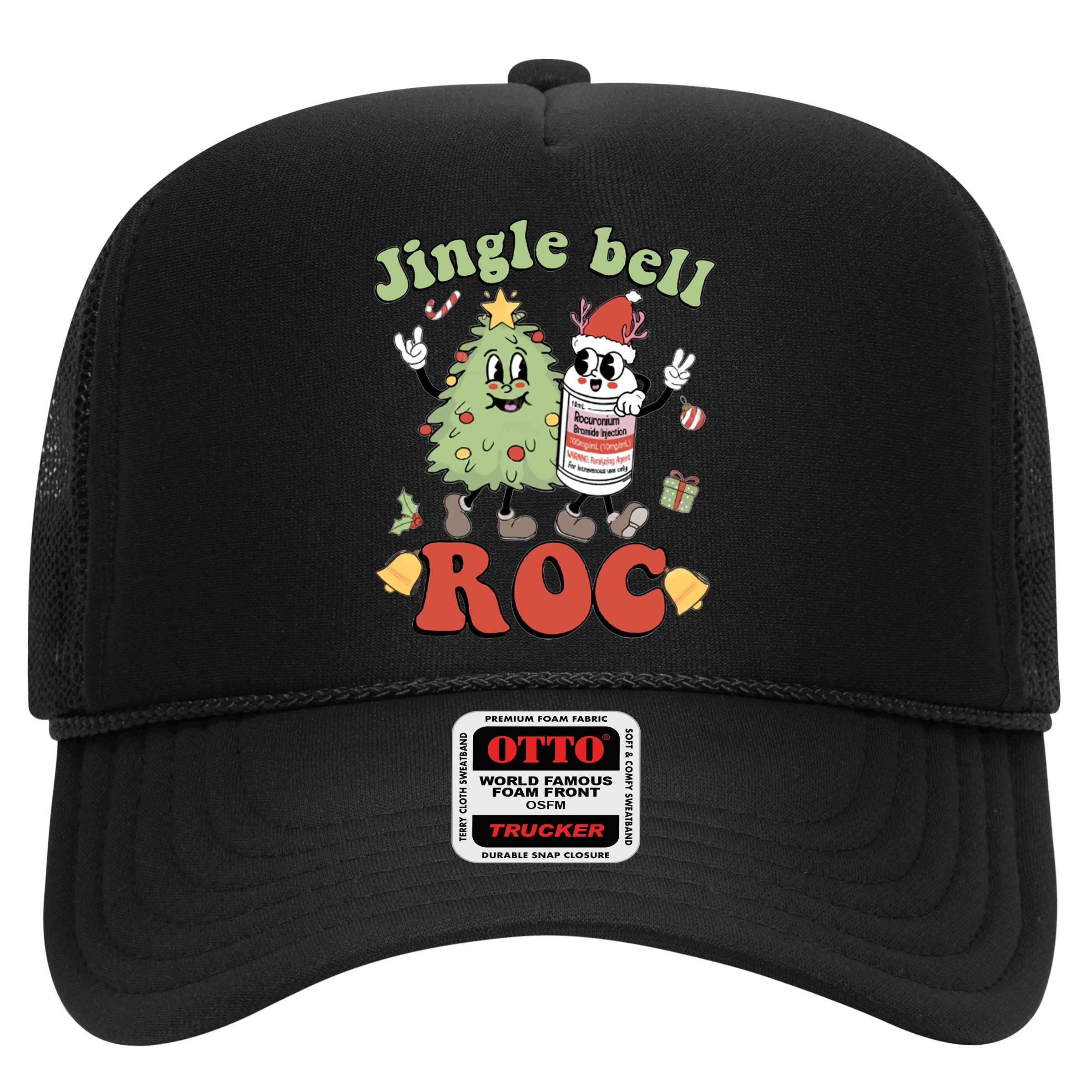 Jingle Bell Roc Icu Nurse Christmas Intensive Care Unit Gift Hat