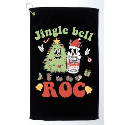 Jingle Bell Roc Icu Nurse Christmas Intensive Care Unit Gift Golf Towel
