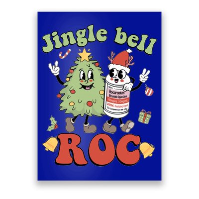 Jingle Bell Roc Icu Nurse Christmas Intensive Care Unit Gift Poster