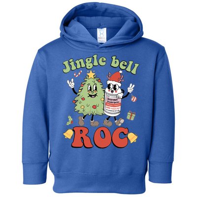 Jingle Bell Roc Icu Nurse Christmas Intensive Care Unit Gift Toddler Hoodie