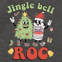 Jingle Bell Roc Icu Nurse Christmas Intensive Care Unit Gift Vector Backpack