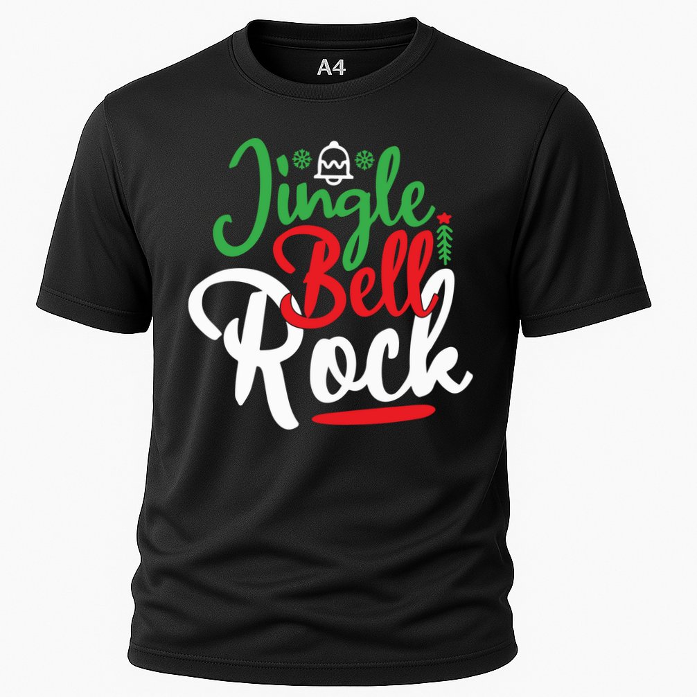 Jingle Bell Rock Christmas Cooling Performance Crew T-Shirt