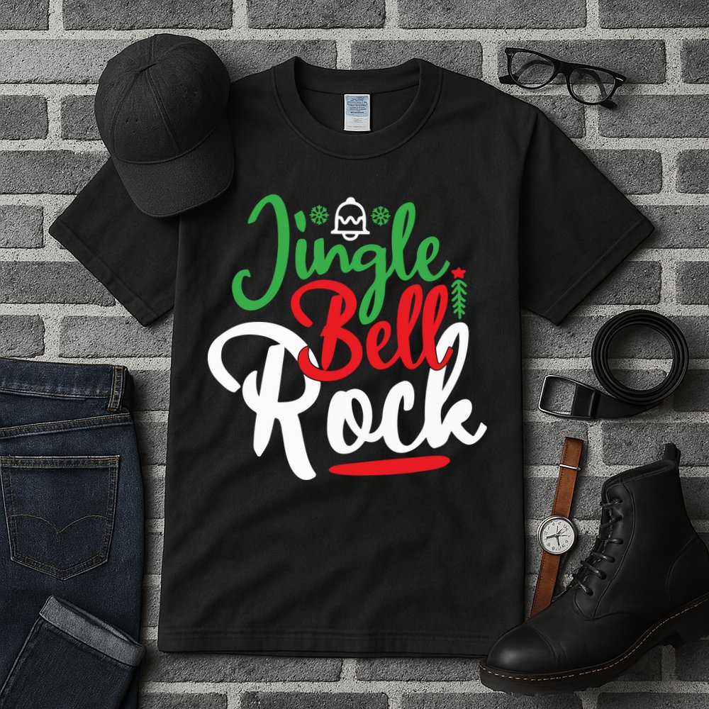 Jingle Bell Rock Christmas Tall T-Shirt