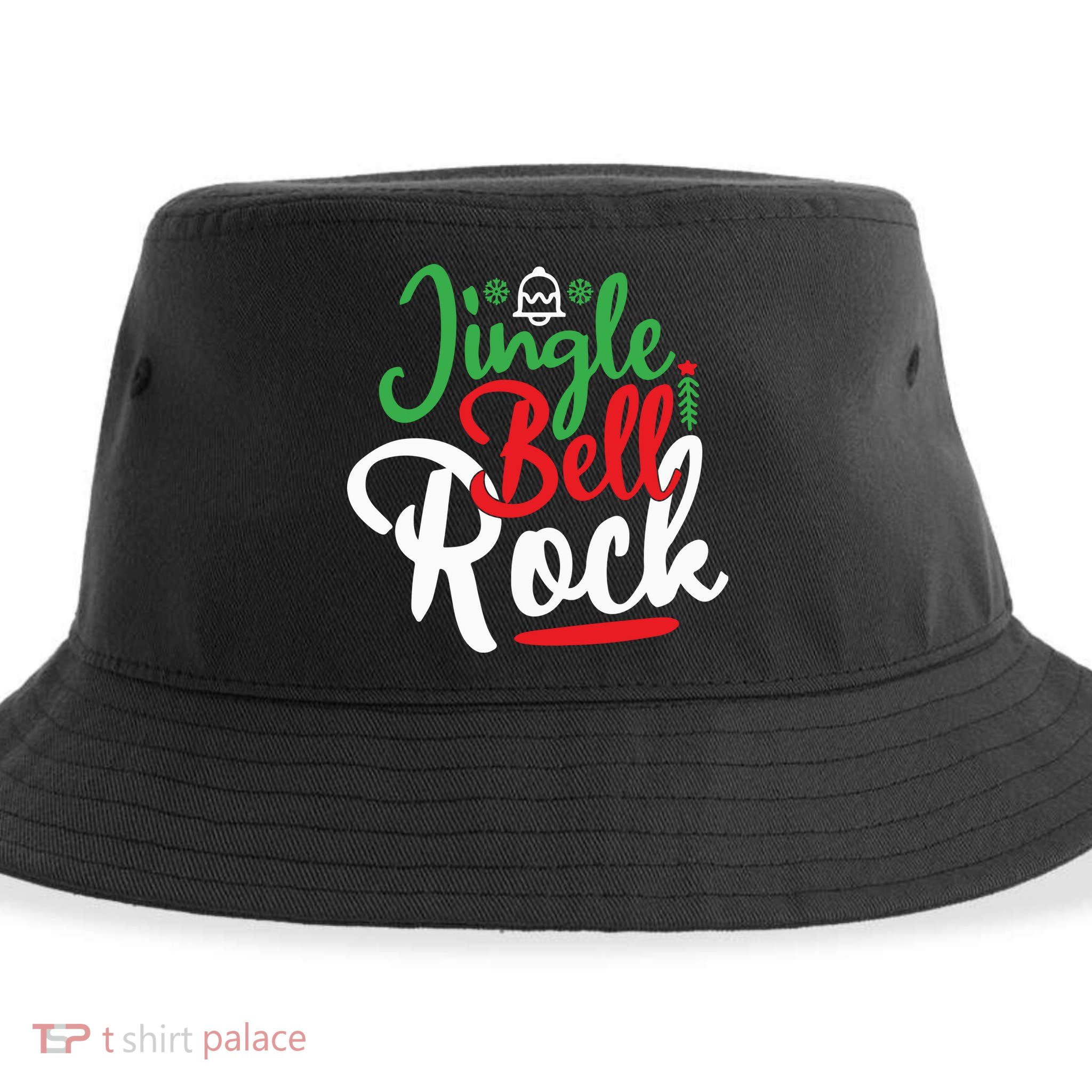 Jingle Bell Rock Christmas Sustainable Bucket Hat