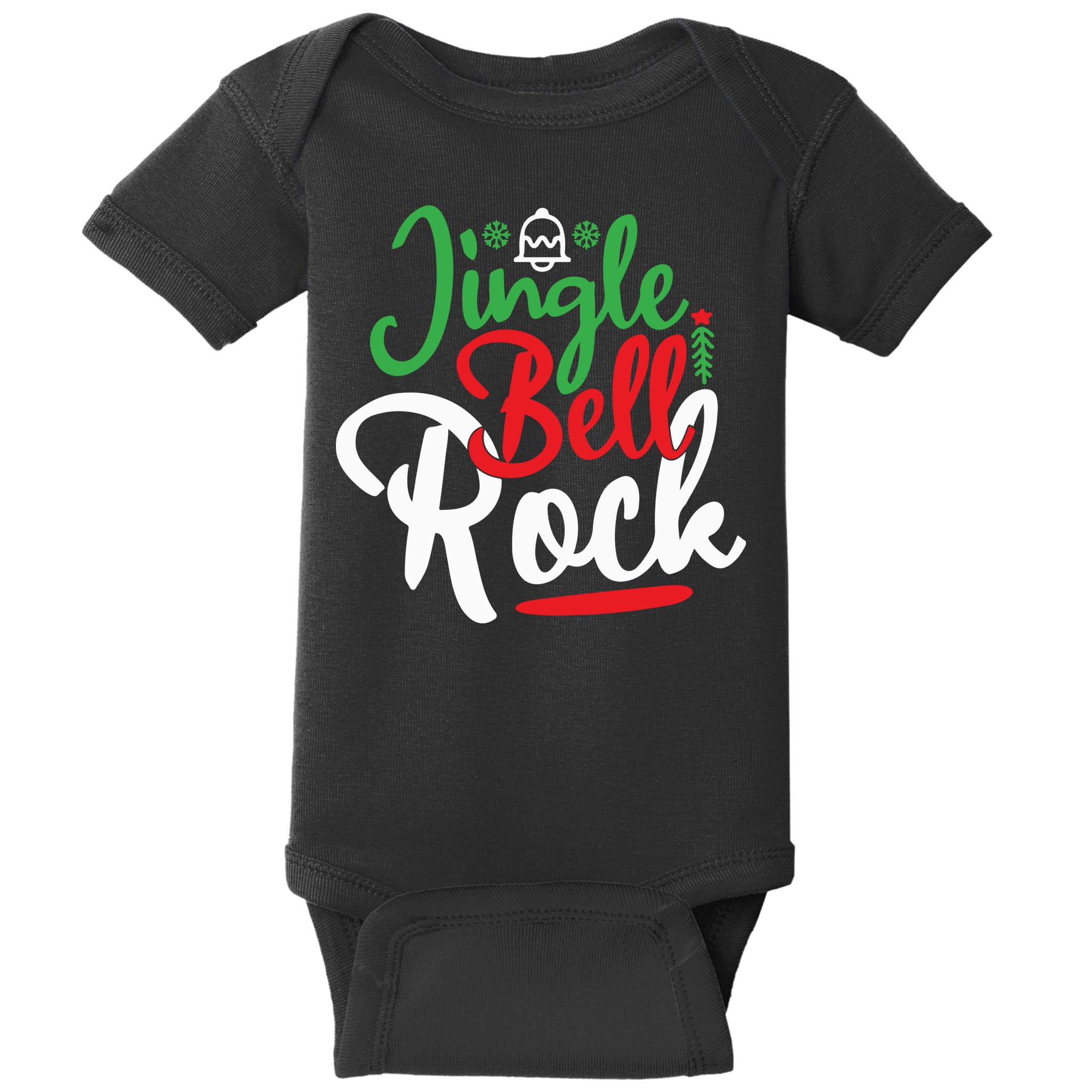 Jingle Bell Rock Christmas Baby Bodysuit